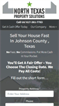 Mobile Screenshot of northtexaspropertysolutions.com