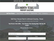 Tablet Screenshot of northtexaspropertysolutions.com